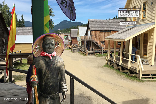 postcard-barkerville-warrior-statue