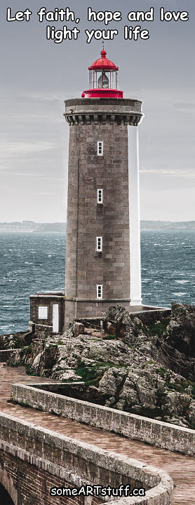 Light-house-with-brick-path-serenity-poster